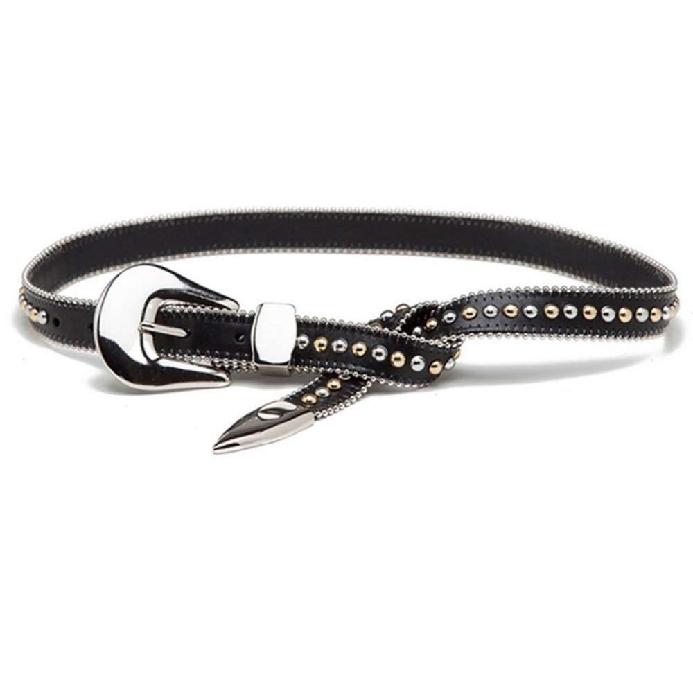 B-Low the Belt Barcelona Belt  Black/Silver/Gold